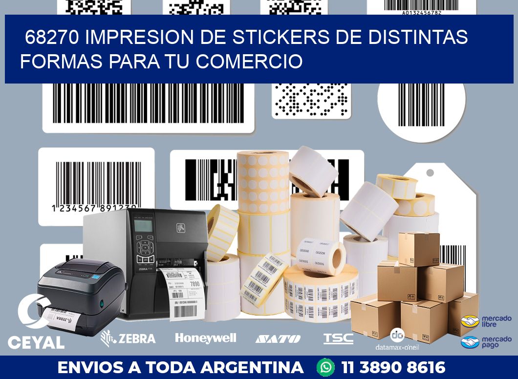 68270 IMPRESION DE STICKERS DE DISTINTAS FORMAS PARA TU COMERCIO