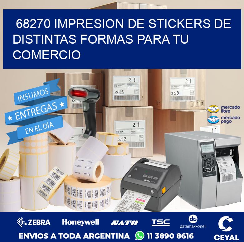 68270 IMPRESION DE STICKERS DE DISTINTAS FORMAS PARA TU COMERCIO