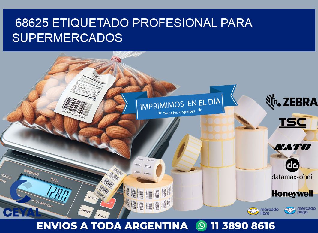 68625 ETIQUETADO PROFESIONAL PARA SUPERMERCADOS