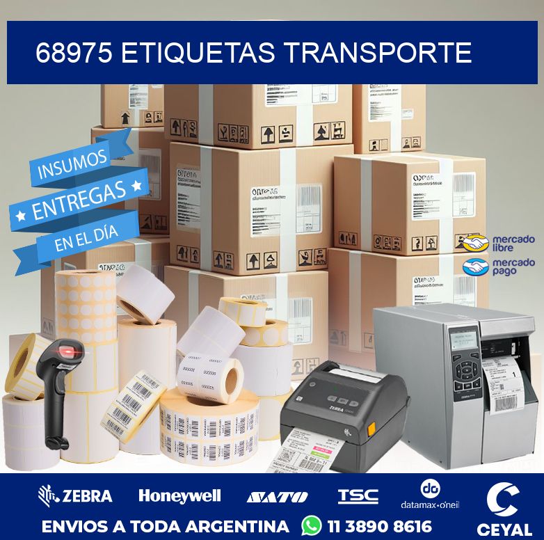 68975 ETIQUETAS TRANSPORTE