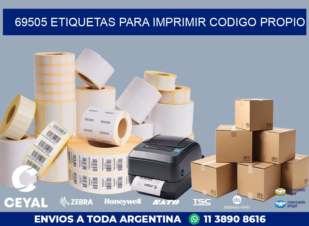 69505 ETIQUETAS PARA IMPRIMIR CODIGO PROPIO