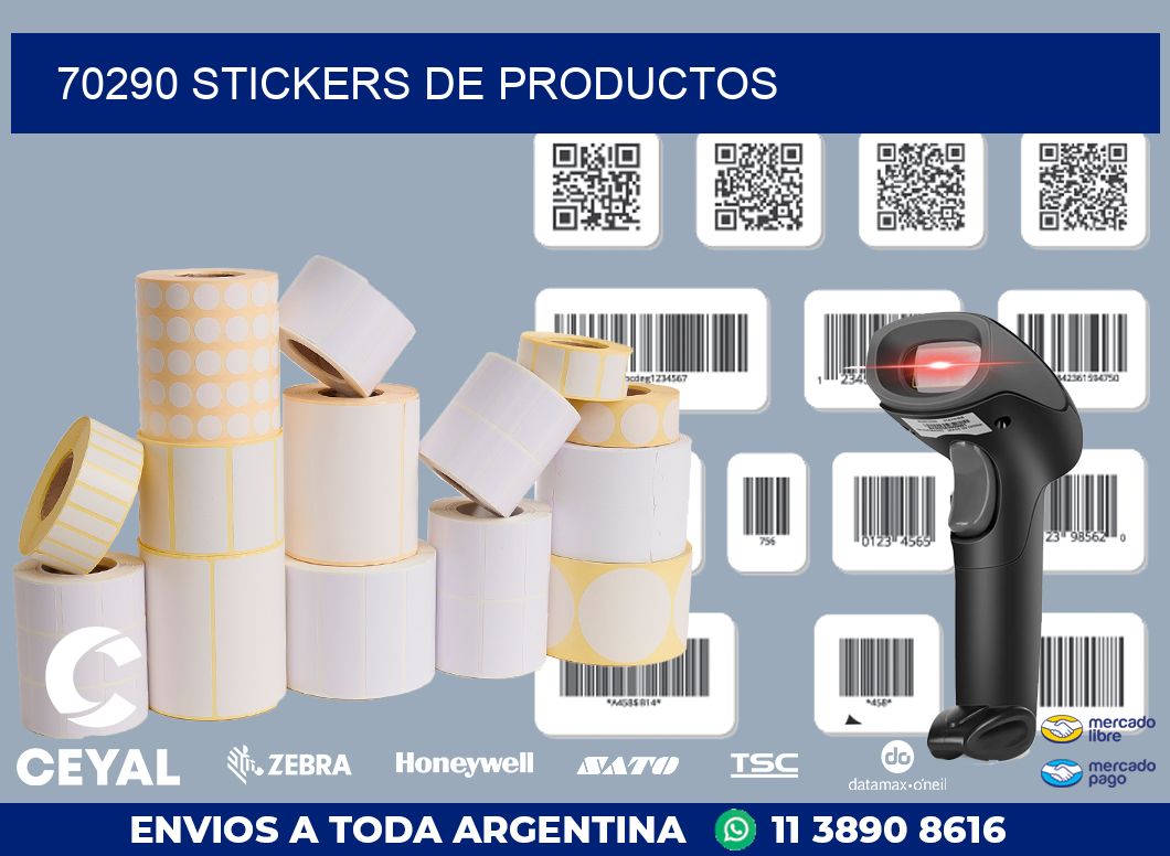 70290 STICKERS DE PRODUCTOS