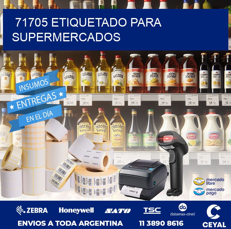 71705 ETIQUETADO PARA SUPERMERCADOS