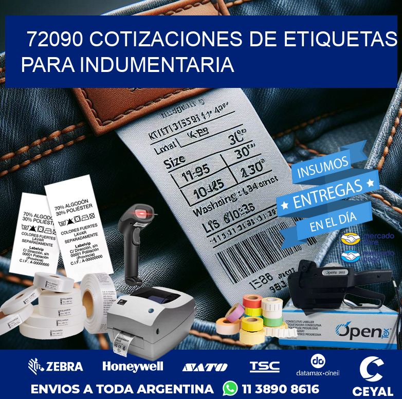 72090 COTIZACIONES DE ETIQUETAS PARA INDUMENTARIA