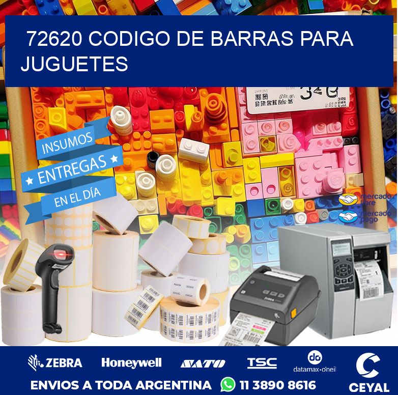 72620 CODIGO DE BARRAS PARA JUGUETES