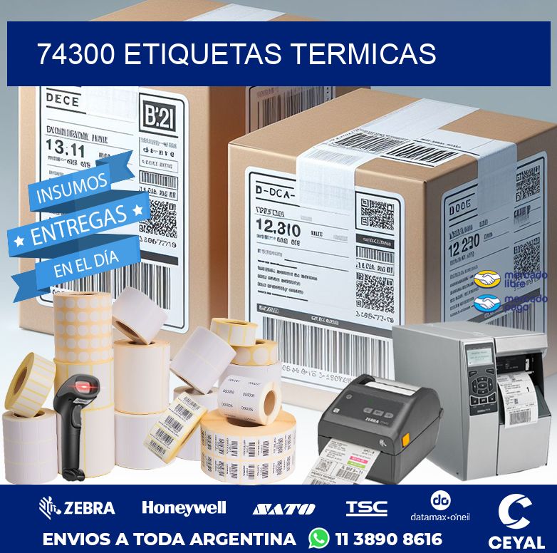 74300 ETIQUETAS TERMICAS