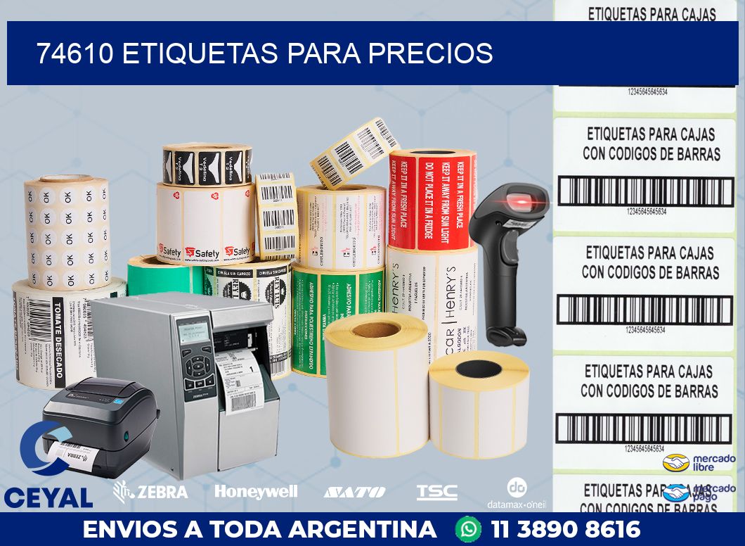 74610 ETIQUETAS PARA PRECIOS