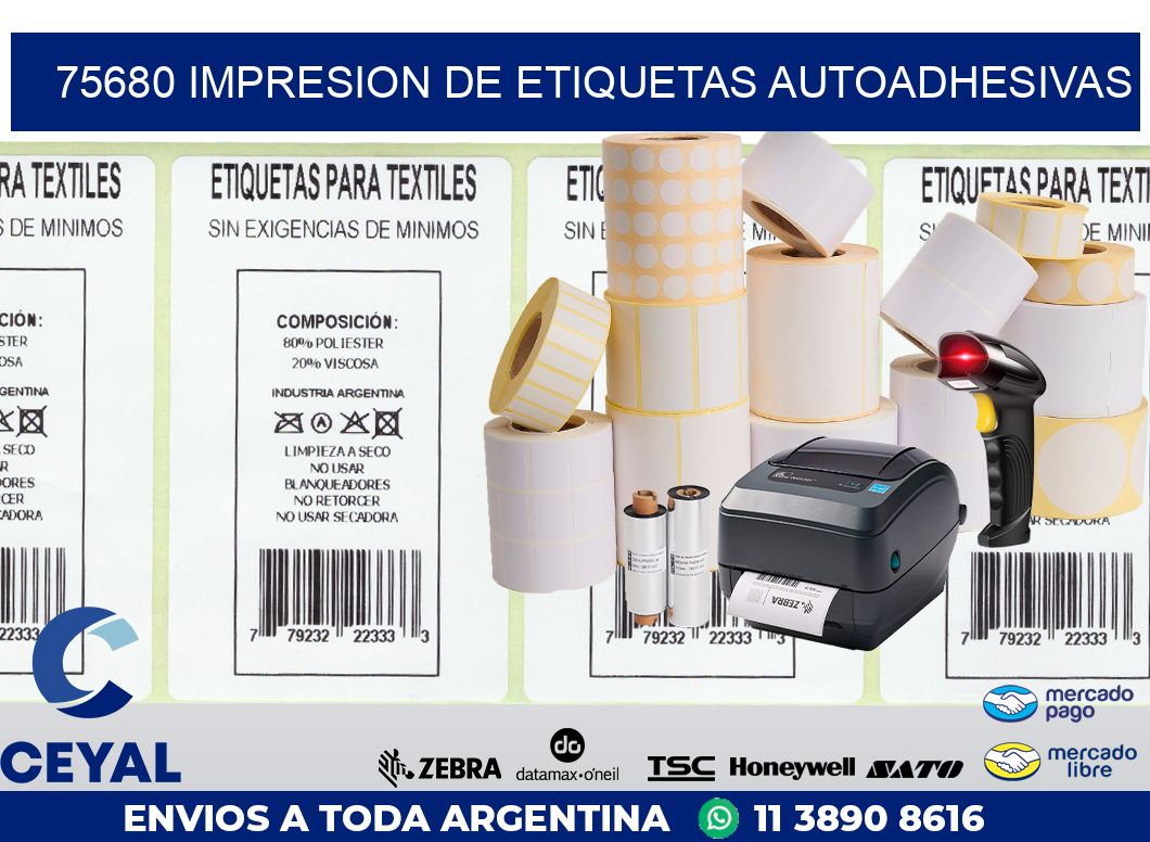 75680 IMPRESION DE ETIQUETAS AUTOADHESIVAS