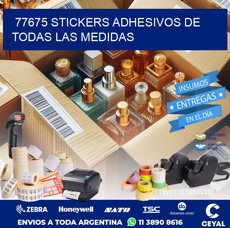 77675 STICKERS ADHESIVOS DE TODAS LAS MEDIDAS
