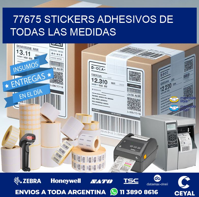 77675 STICKERS ADHESIVOS DE TODAS LAS MEDIDAS