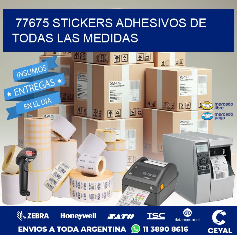 77675 STICKERS ADHESIVOS DE TODAS LAS MEDIDAS