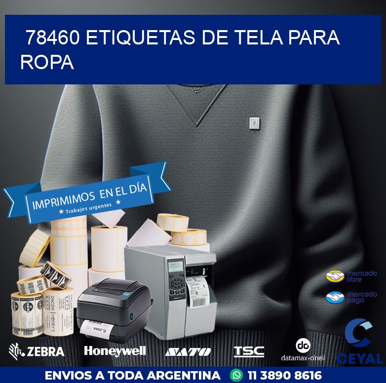 78460 ETIQUETAS DE TELA PARA ROPA