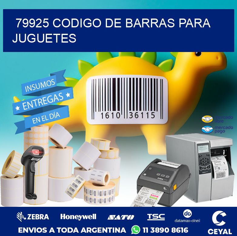 79925 CODIGO DE BARRAS PARA JUGUETES