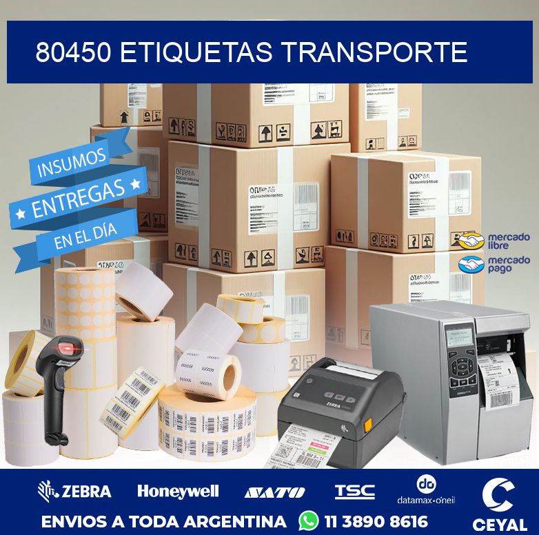 80450 ETIQUETAS TRANSPORTE