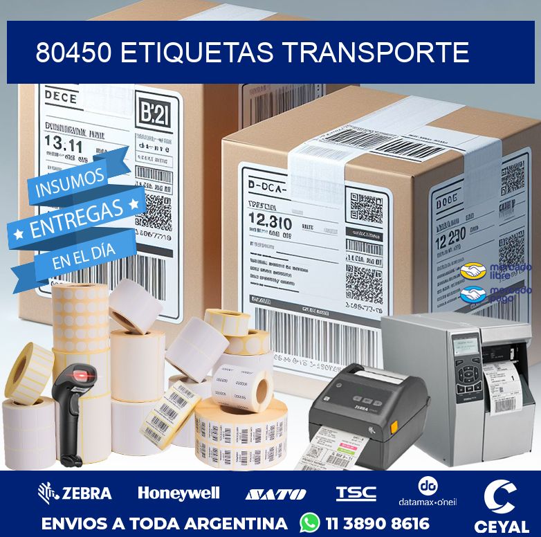 80450 ETIQUETAS TRANSPORTE