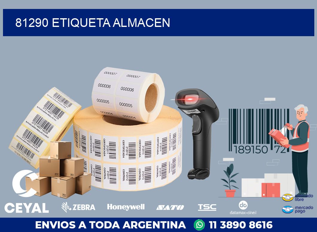 81290 ETIQUETA ALMACEN