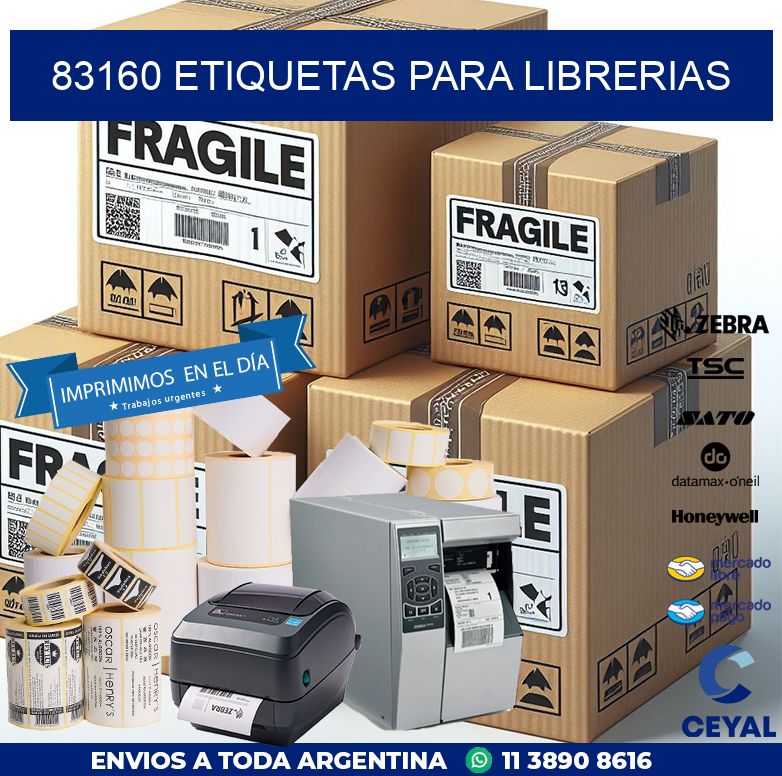 83160 ETIQUETAS PARA LIBRERIAS