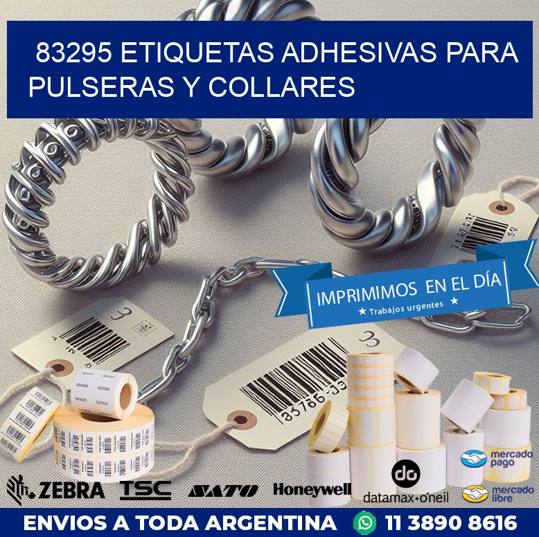 83295 ETIQUETAS ADHESIVAS PARA PULSERAS Y COLLARES