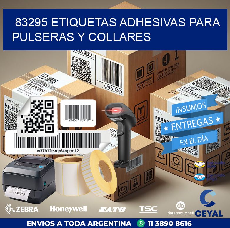 83295 ETIQUETAS ADHESIVAS PARA PULSERAS Y COLLARES