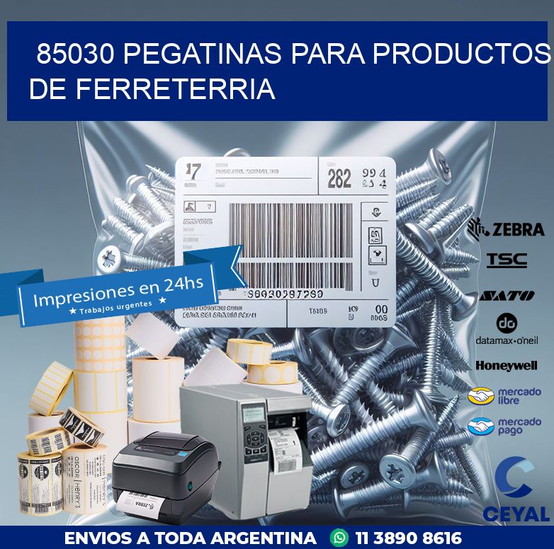 85030 PEGATINAS PARA PRODUCTOS DE FERRETERRIA