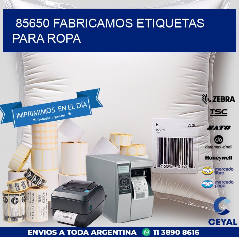 85650 FABRICAMOS ETIQUETAS PARA ROPA