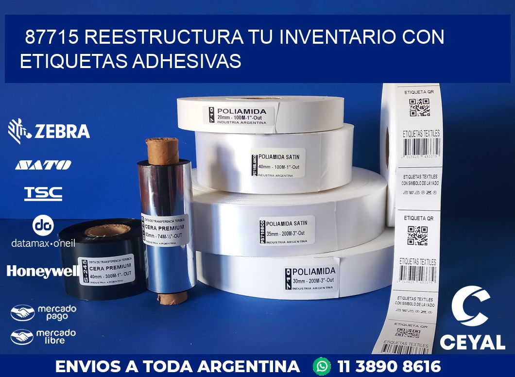 87715 REESTRUCTURA TU INVENTARIO CON ETIQUETAS ADHESIVAS