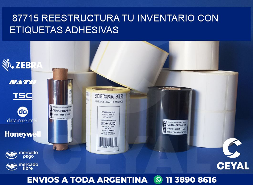 87715 REESTRUCTURA TU INVENTARIO CON ETIQUETAS ADHESIVAS