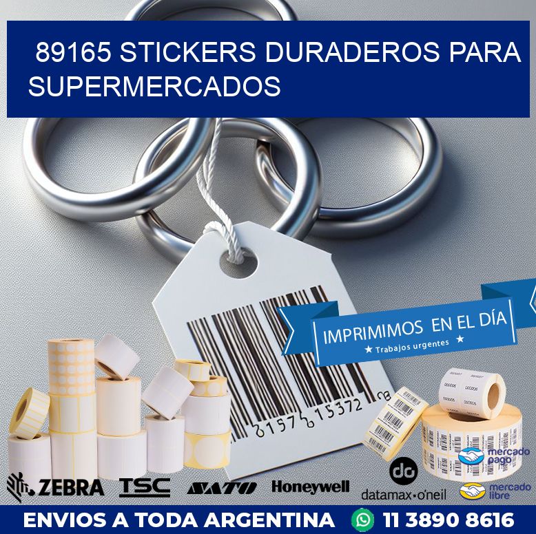 89165 STICKERS DURADEROS PARA SUPERMERCADOS