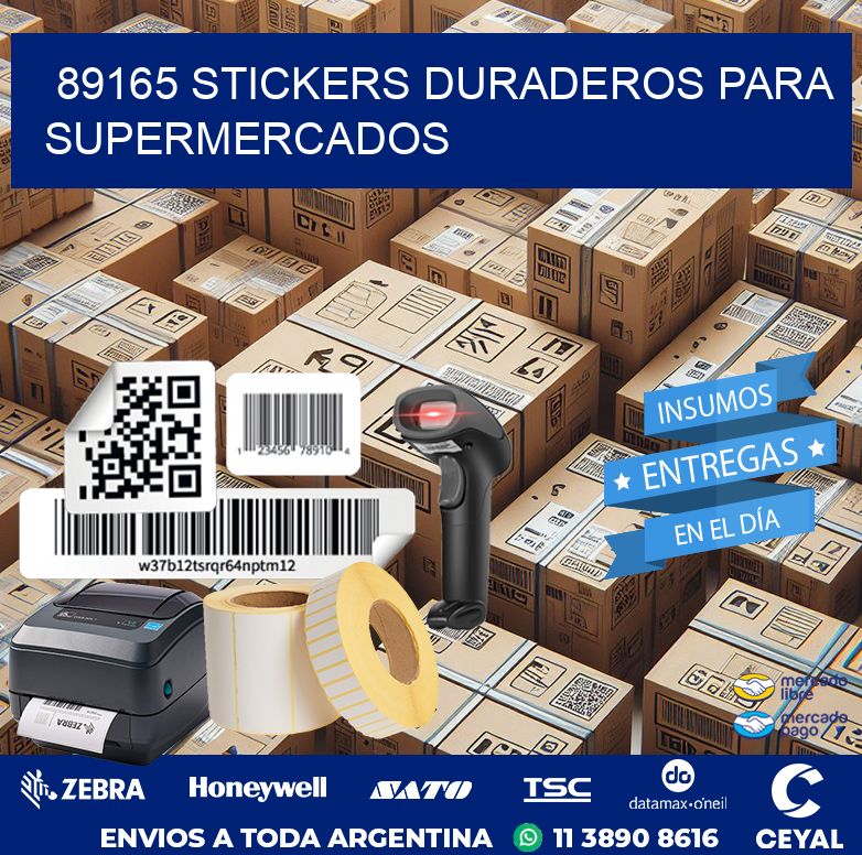 89165 STICKERS DURADEROS PARA SUPERMERCADOS