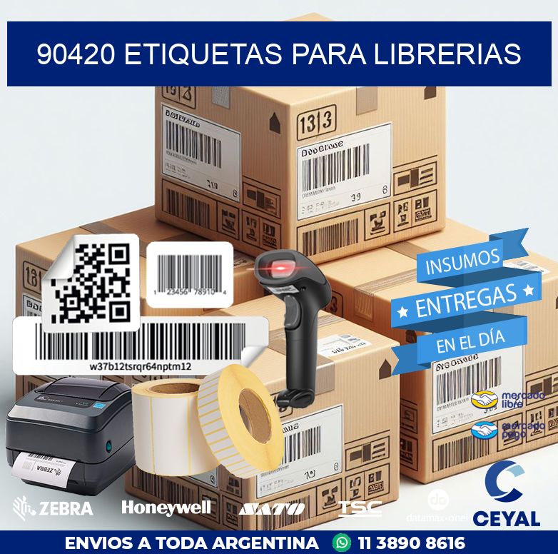 90420 ETIQUETAS PARA LIBRERIAS