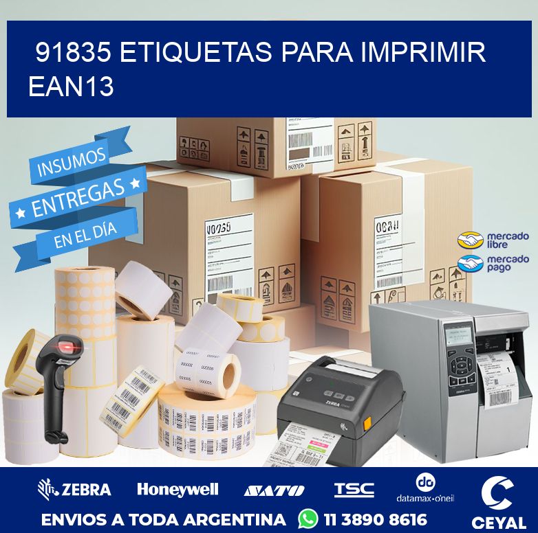 91835 ETIQUETAS PARA IMPRIMIR EAN13