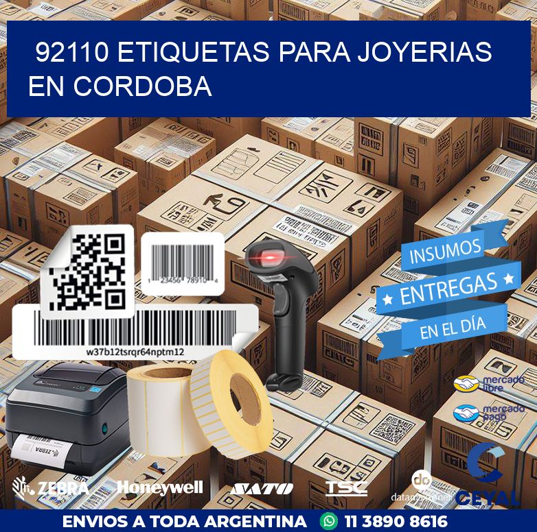92110 ETIQUETAS PARA JOYERIAS EN CORDOBA