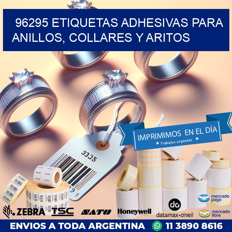 96295 ETIQUETAS ADHESIVAS PARA ANILLOS, COLLARES Y ARITOS