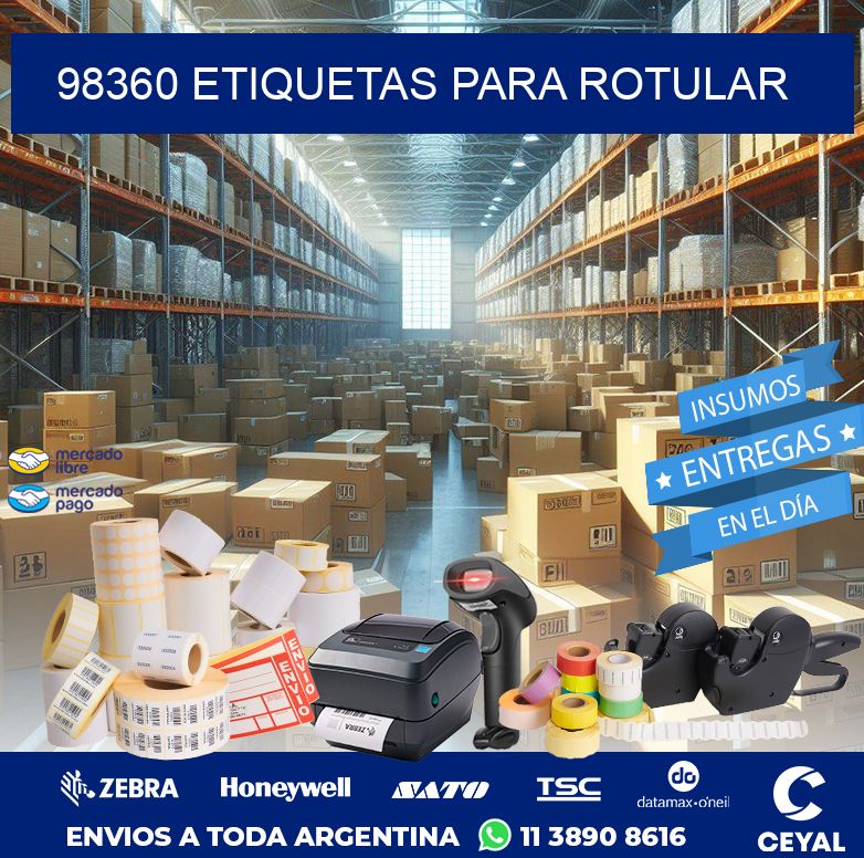 98360 ETIQUETAS PARA ROTULAR