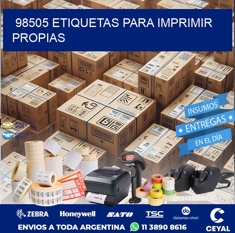 98505 ETIQUETAS PARA IMPRIMIR PROPIAS