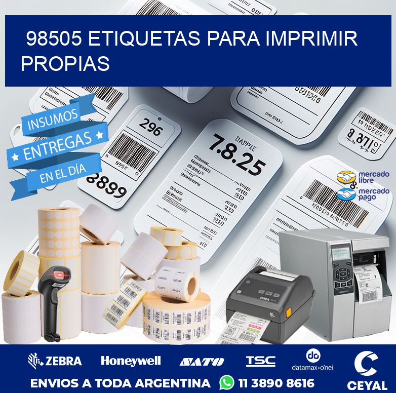 98505 ETIQUETAS PARA IMPRIMIR PROPIAS