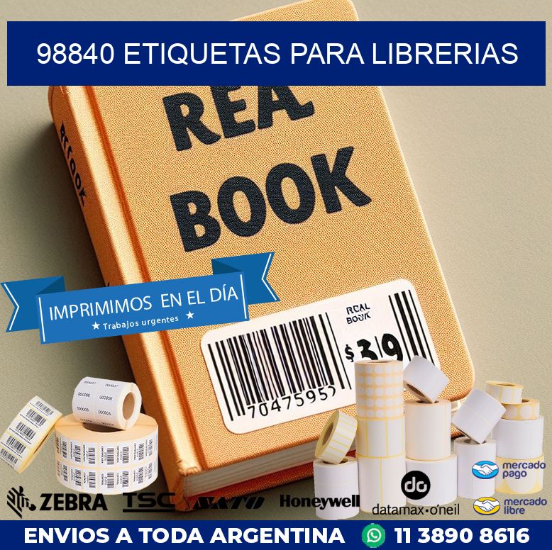 98840 ETIQUETAS PARA LIBRERIAS