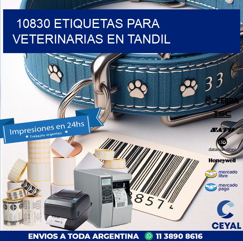 10830 ETIQUETAS PARA VETERINARIAS EN TANDIL