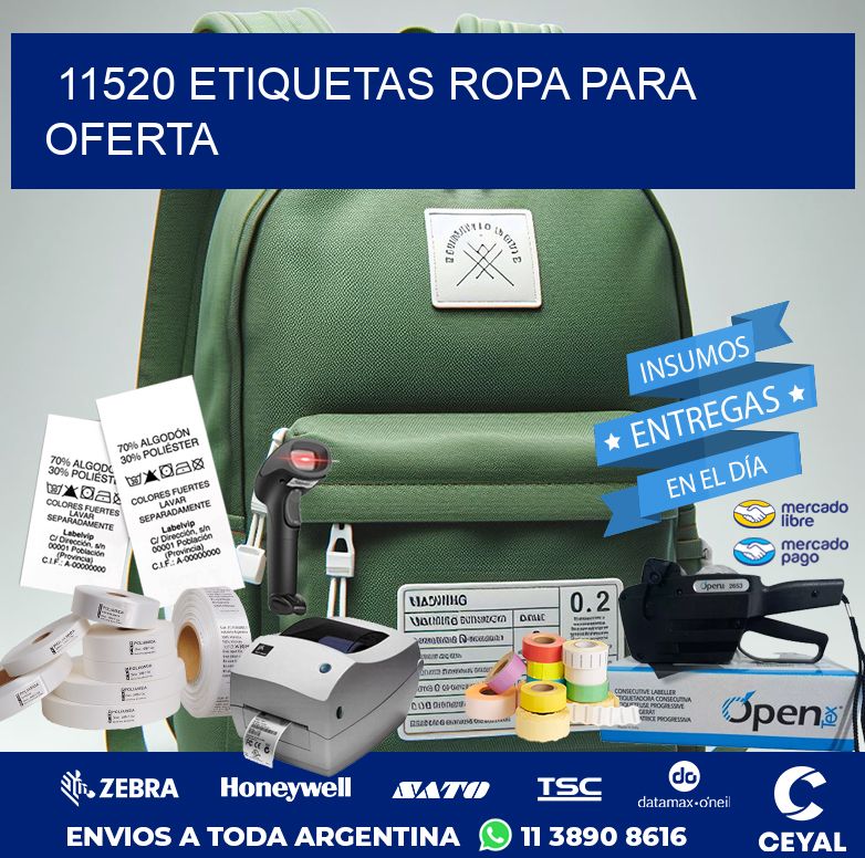 11520 ETIQUETAS ROPA PARA OFERTA