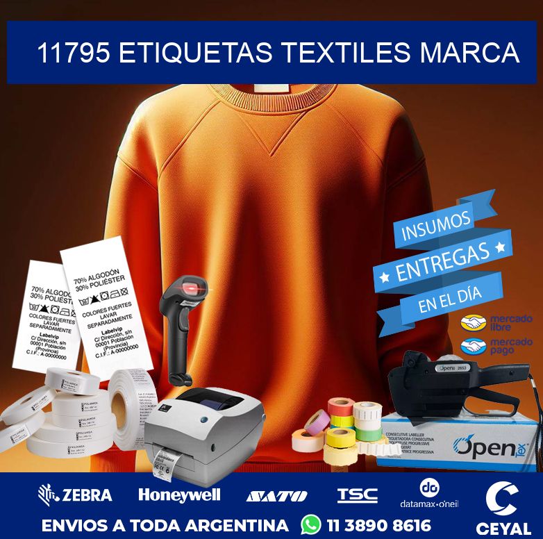 11795 ETIQUETAS TEXTILES MARCA