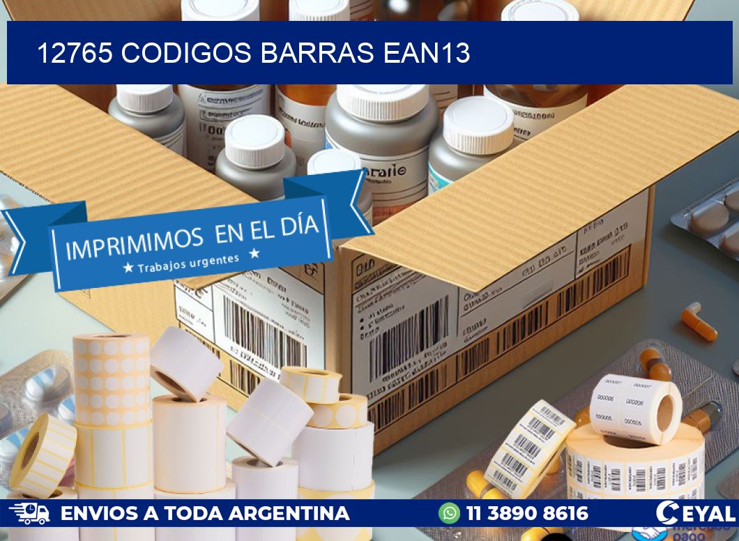 12765 CODIGOS BARRAS EAN13