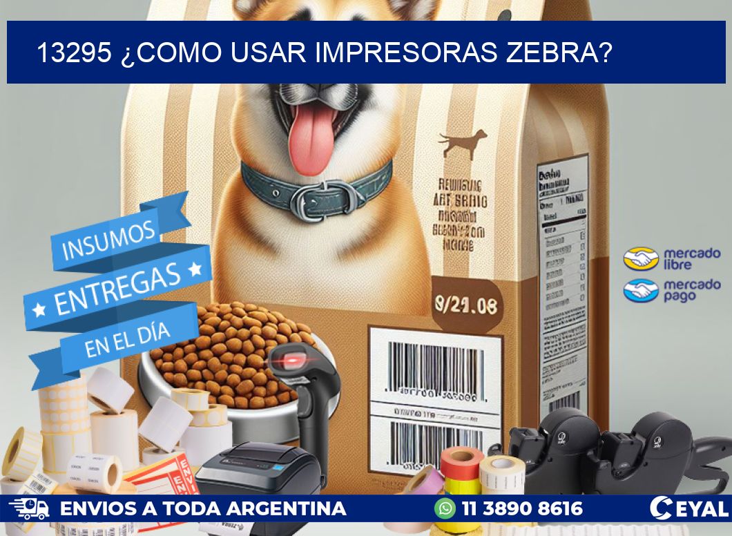 13295 ¿COMO USAR IMPRESORAS ZEBRA?