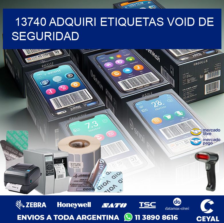 13740 ADQUIRI ETIQUETAS VOID DE SEGURIDAD