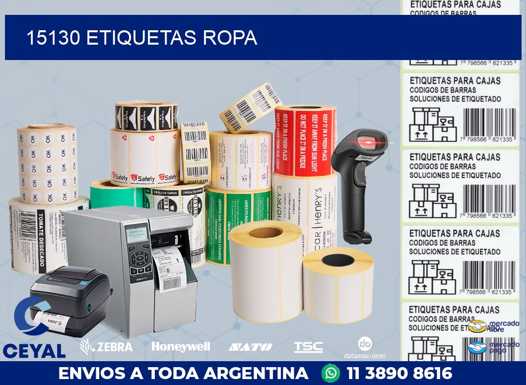 15130 ETIQUETAS ROPA