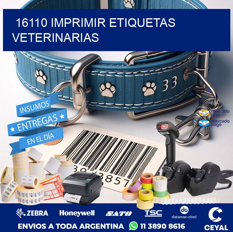 16110 IMPRIMIR ETIQUETAS VETERINARIAS