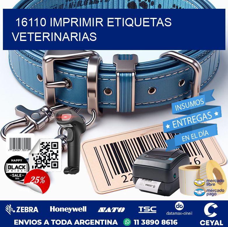 16110 IMPRIMIR ETIQUETAS VETERINARIAS