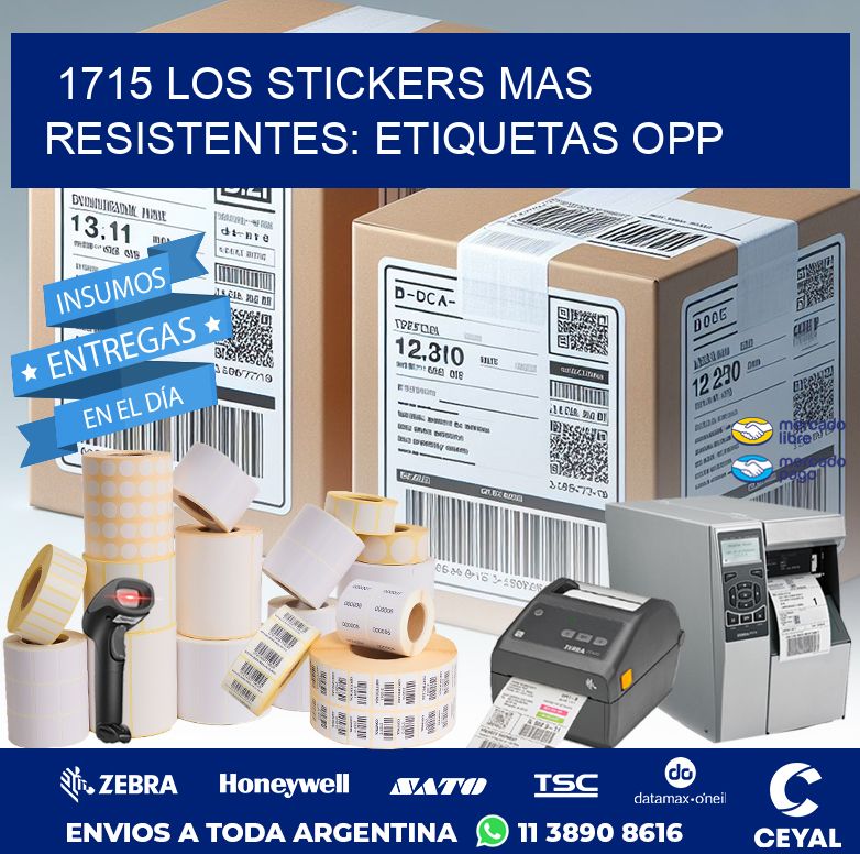 1715 LOS STICKERS MAS RESISTENTES: ETIQUETAS OPP