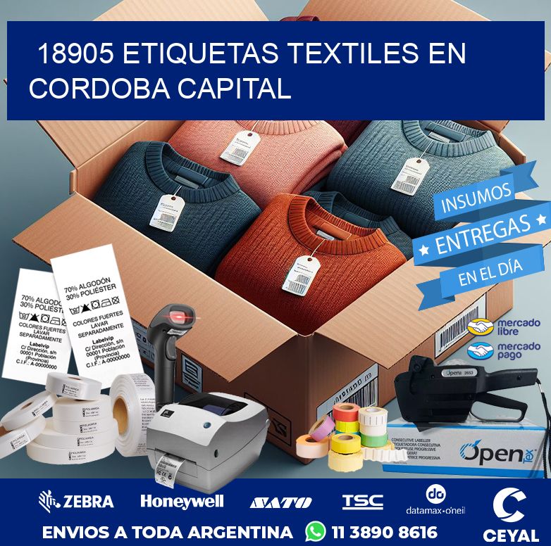 18905 ETIQUETAS TEXTILES EN CORDOBA CAPITAL