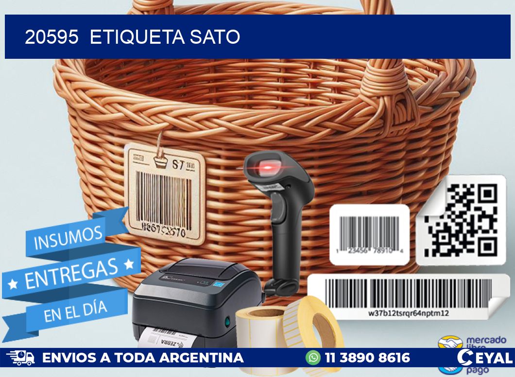 20595  etiqueta sato