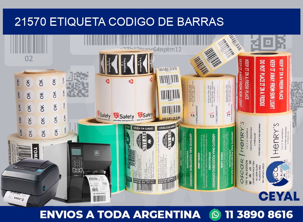 21570 etiqueta codigo de barras